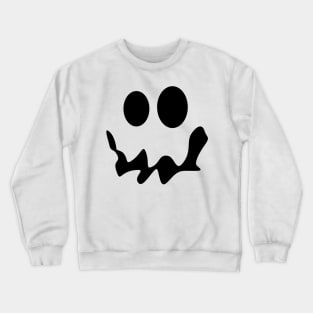 funny pumpkin face Crewneck Sweatshirt